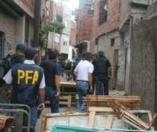 Allanamiento realizado por la Policía Federal Argentina