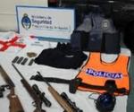 Elementos secuestrados por fuerzas de seguridad