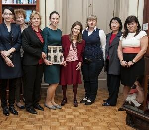 Visita de comitiva de abogadas rusas  FOTO:CSJN