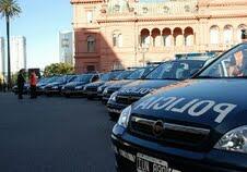Patrulleros de la Policía Federal Argentina