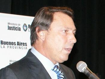 Ministro de Justicia de la Provincia de Buenos Aires, Dr. Ricardo Casal