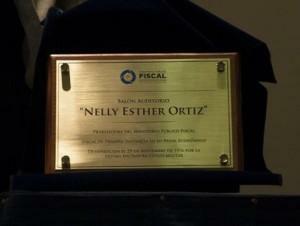 Homenaje a la Dra. Nelly Ortíz   FOTO: MPFN