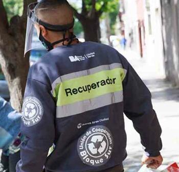 Recuperador urbano  FOTO: CMCABA