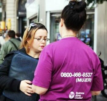 Lucha contra la violencia de género FOTO: GCABA Lucha contra la violencia de género FOTO: GCABA