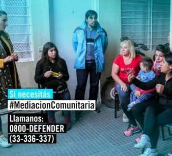 Mediación Comunitaria FOTO: MPDCABA Mediación Comunitaria FOTO: MPDCABA