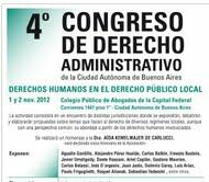 IV Congreso de Derecho Administrativo de la Ciudad IV Congreso de Derecho Administrativo de la Ciudad