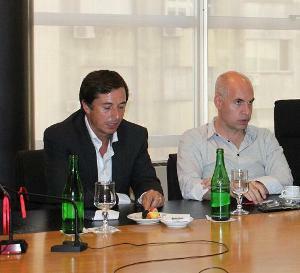 Visita de Horacio Rodríguez Larreta FOTO: CPACF Visita de Horacio Rodríguez Larreta FOTO: CPACF