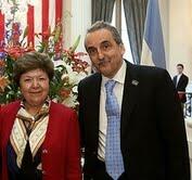 Embajadora Vilma Martínez y Guillermo Moreno Embajadora Vilma Martínez y Guillermo Moreno