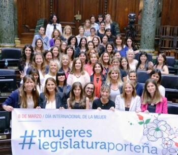 Adhesión al Día de la Mujer FOTO: LCABA Adhesión al Día de la Mujer FOTO: LCABA