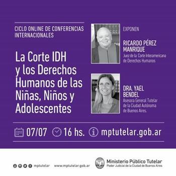 Conferencia FOTO: MPTCABA Conferencia FOTO: MPTCABA