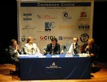 Debate organizado por Consenso Civico Debate organizado por Consenso Civico