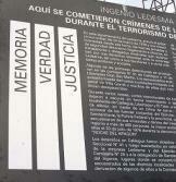 Cartel emplazado en el Complejo Industrial Ledesma 