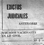 Edictos judiciales. Foto: WEB Edictos judiciales. Foto: WEB