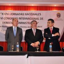 El Gobernador Mario Das Neves inaugura el VI Congreso Internacional de Derecho Administrativo  